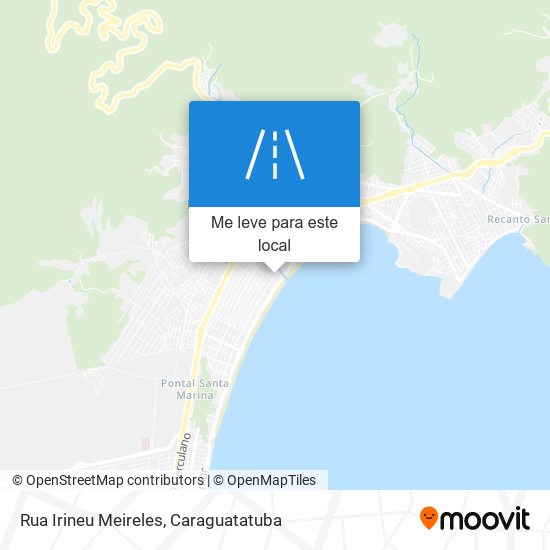 Rua Irineu Meireles mapa