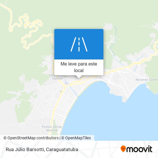 Rua Júlio Barsotti mapa