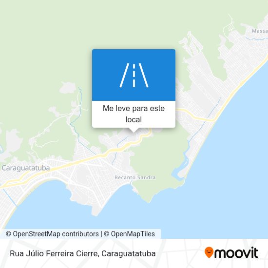 Rua Júlio Ferreira Cierre mapa