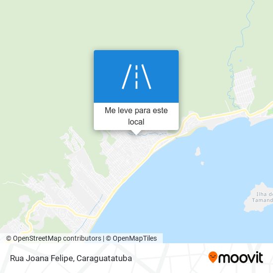 Rua Joana Felipe mapa