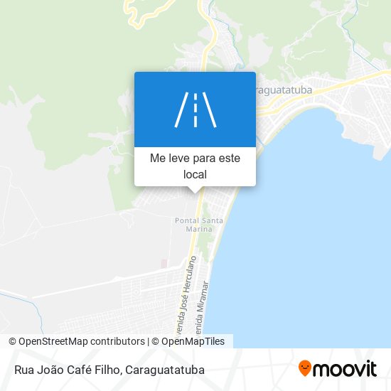 Rua João Café Filho mapa
