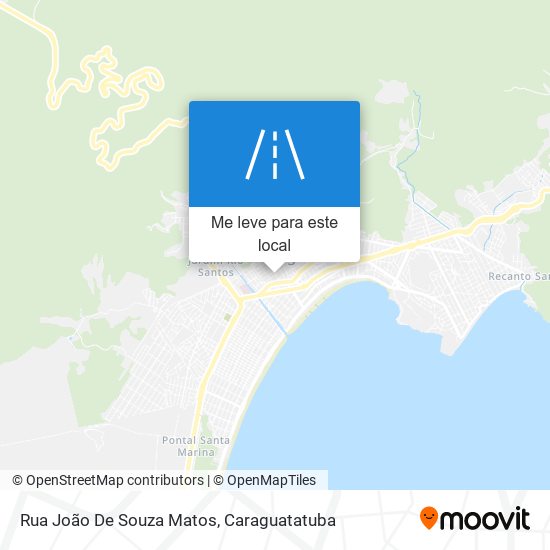 Rua João De Souza Matos mapa