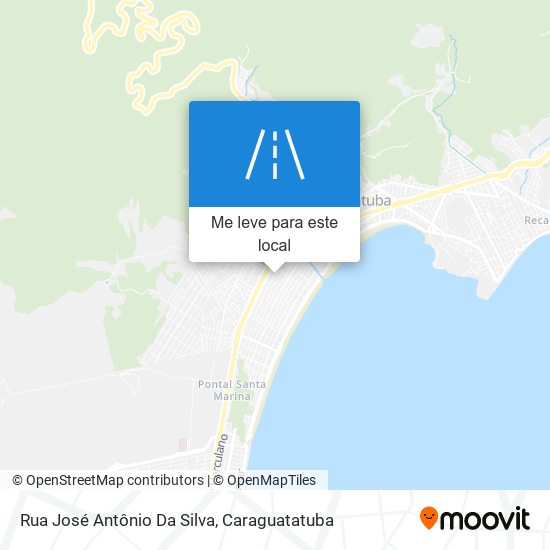 Rua José Antônio Da Silva mapa