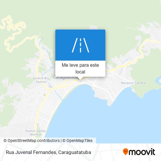 Rua Juvenal Fernandes mapa