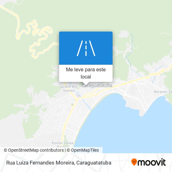 Rua Luiza Fernandes Moreira mapa