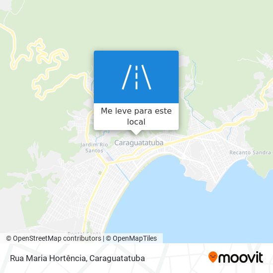 Rua Maria Hortência mapa
