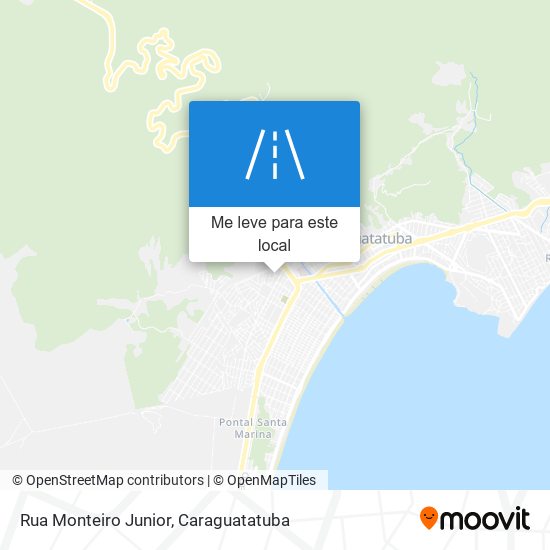 Rua Monteiro Junior mapa