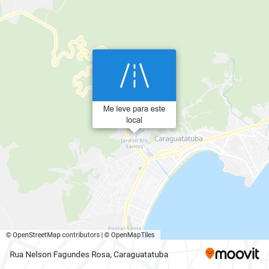 Rua Nelson Fagundes Rosa mapa