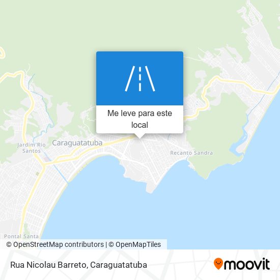 Rua Nicolau Barreto mapa