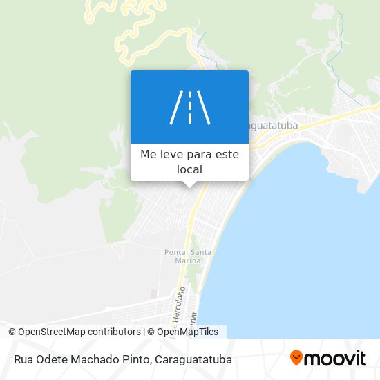 Rua Odete Machado Pinto mapa