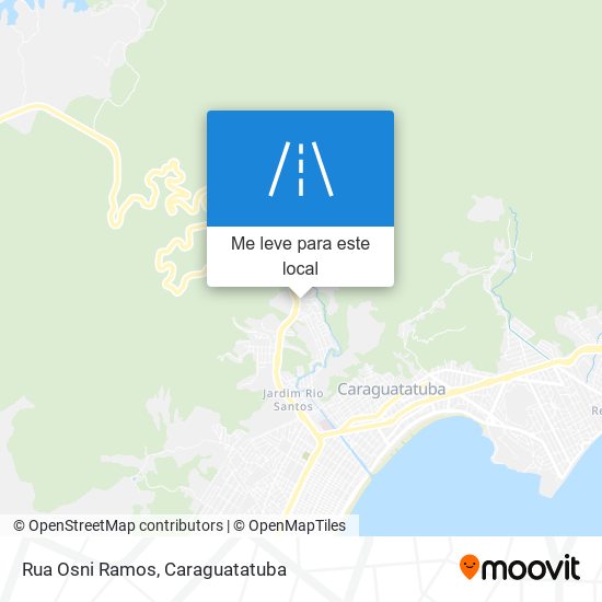 Rua Osni Ramos mapa