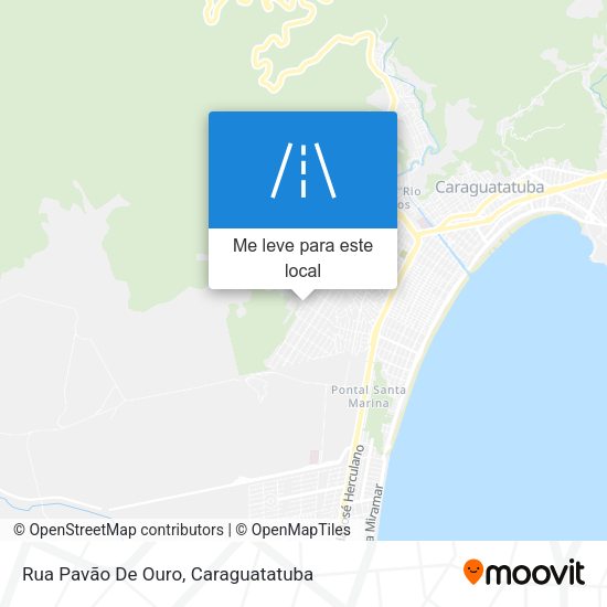 Rua Pavão De Ouro mapa