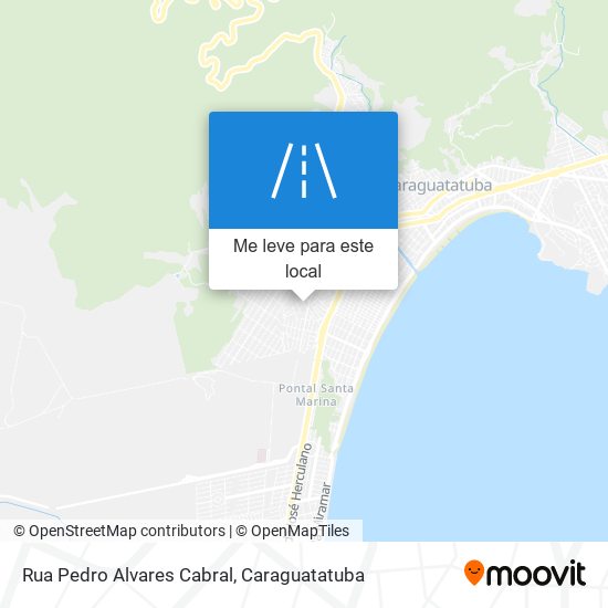 Rua Pedro Alvares Cabral mapa