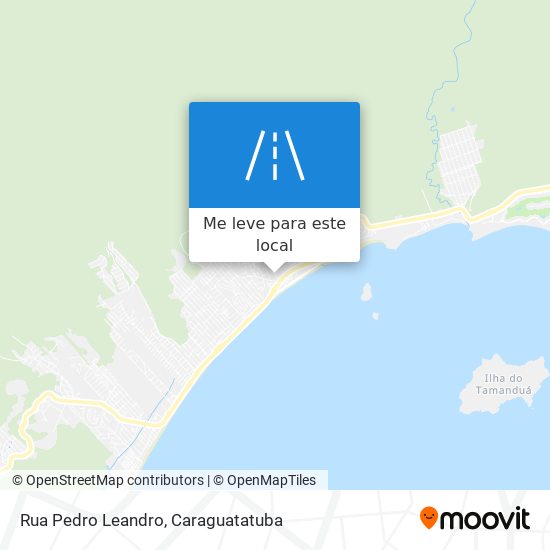 Rua Pedro Leandro mapa