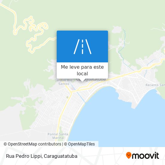 Rua Pedro Lippi mapa