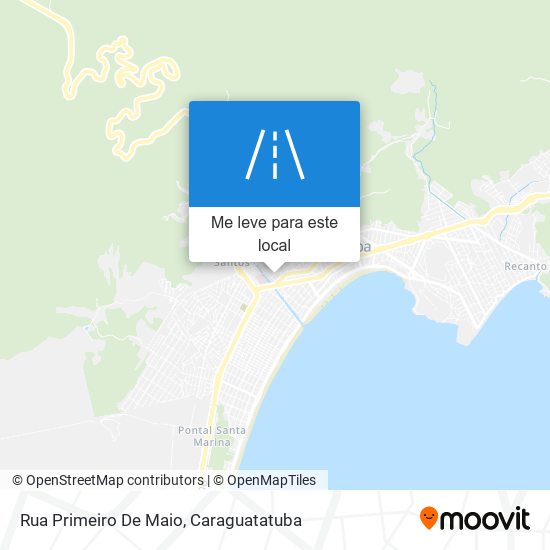 Rua Primeiro De Maio mapa