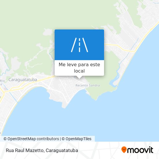 Rua Raul Mazetto mapa