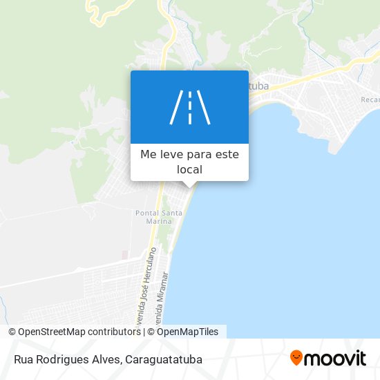 Rua Rodrigues Alves mapa