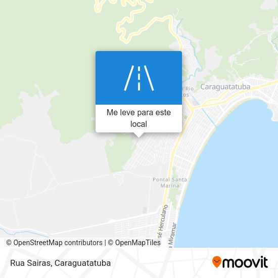 Rua Sairas mapa