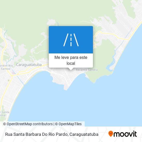 Rua Santa Barbara Do Rio Pardo mapa