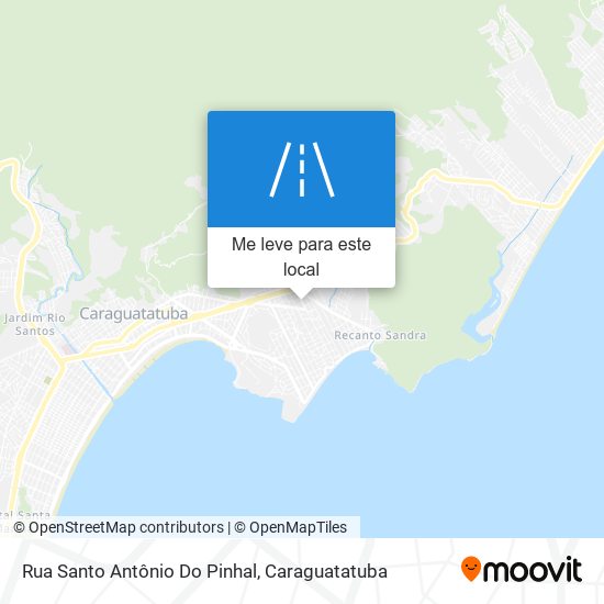 Rua Santo Antônio Do Pinhal mapa
