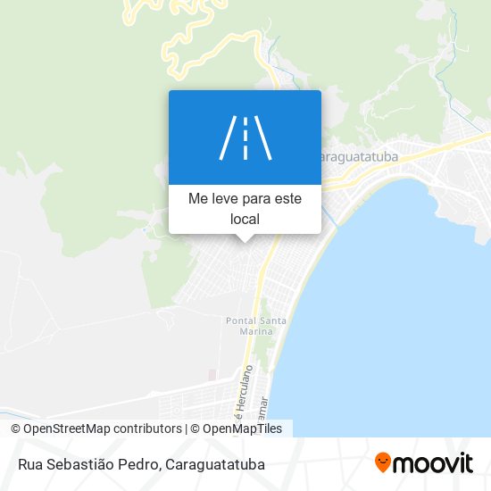 Rua Sebastião Pedro mapa