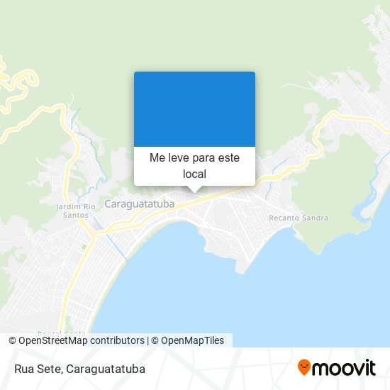 Rua Sete mapa