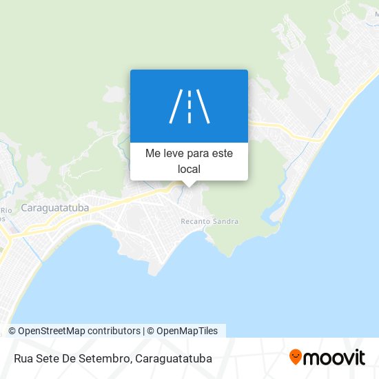 Rua Sete De Setembro mapa