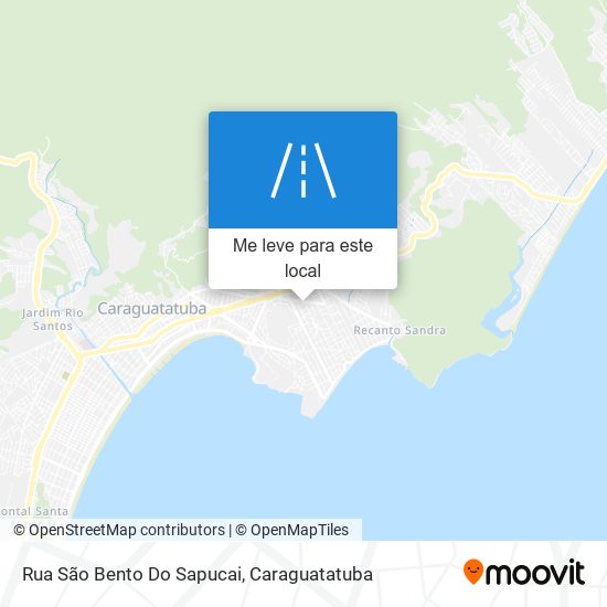 Rua São Bento Do Sapucai mapa