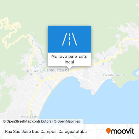 Rua São José Dos Campos mapa