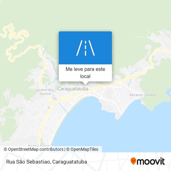 Rua São Sebastiao mapa