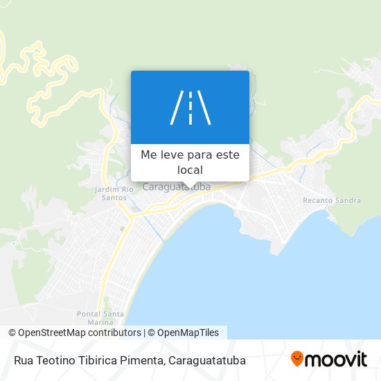 Rua Teotino Tibirica Pimenta mapa