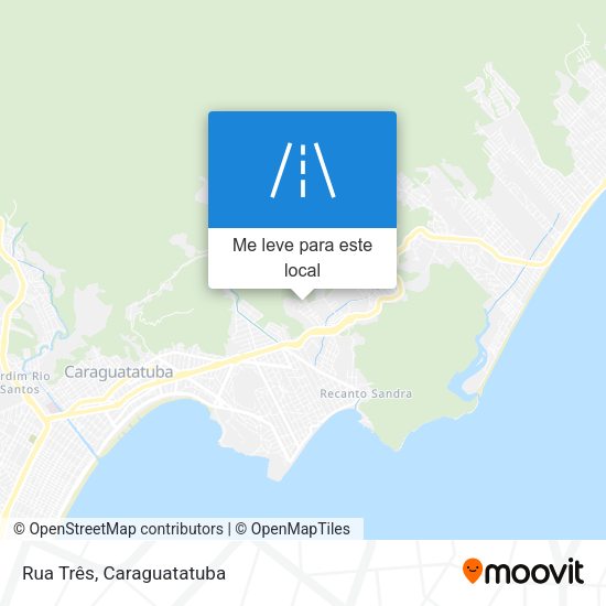 Rua Três mapa