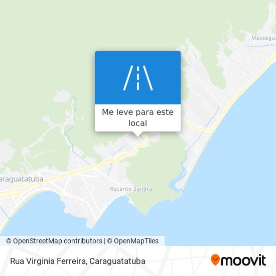Rua Virginia Ferreira mapa