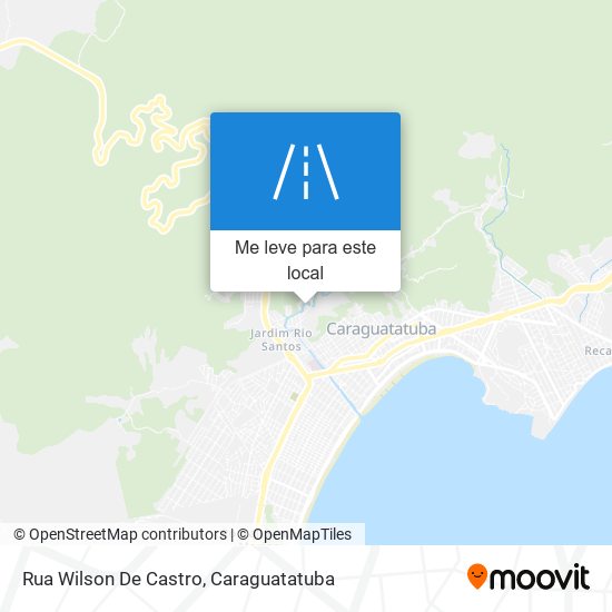 Rua Wilson De Castro mapa
