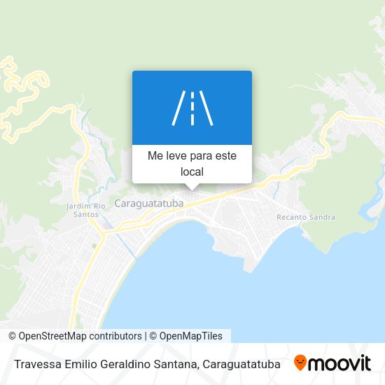 Travessa Emilio Geraldino Santana mapa