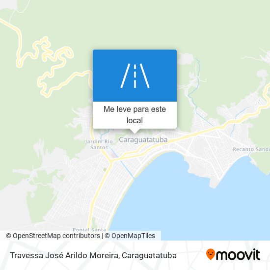 Travessa José Arildo Moreira mapa