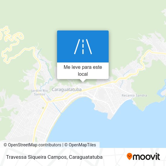 Travessa Siqueira Campos mapa