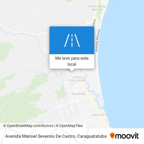 Avenida Manoel Severino De Castro mapa