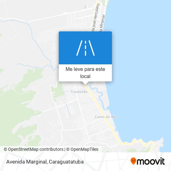 Avenida Marginal mapa