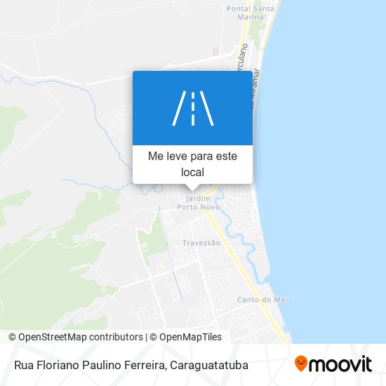 Rua Floriano Paulino Ferreira mapa