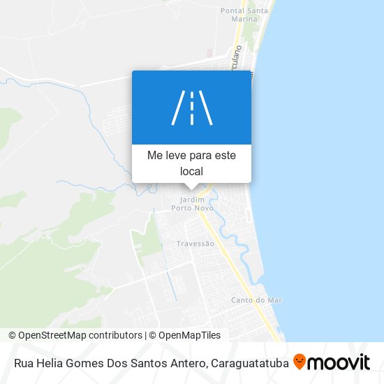 Rua Helia Gomes Dos Santos Antero mapa