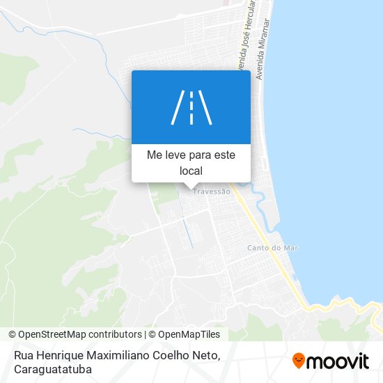 Rua Henrique Maximiliano Coelho Neto mapa