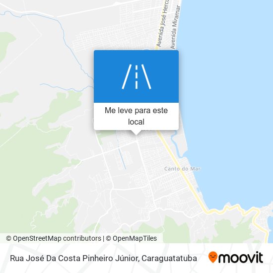 Rua José Da Costa Pinheiro Júnior mapa
