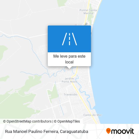 Rua Manoel Paulino Ferreira mapa