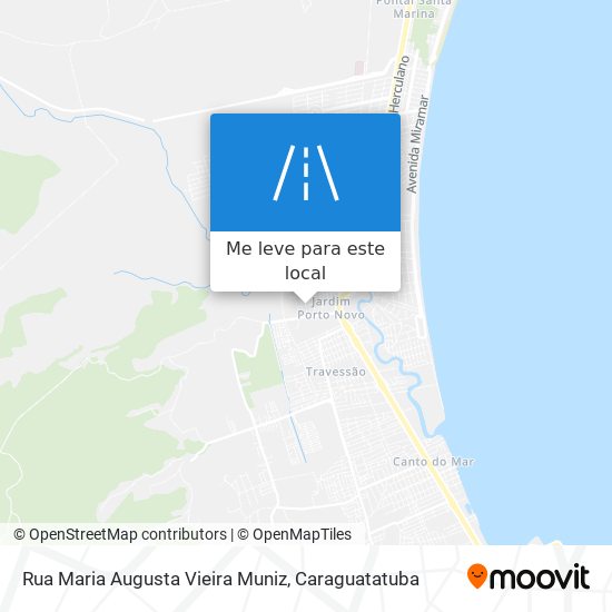 Rua Maria Augusta Vieira Muniz mapa