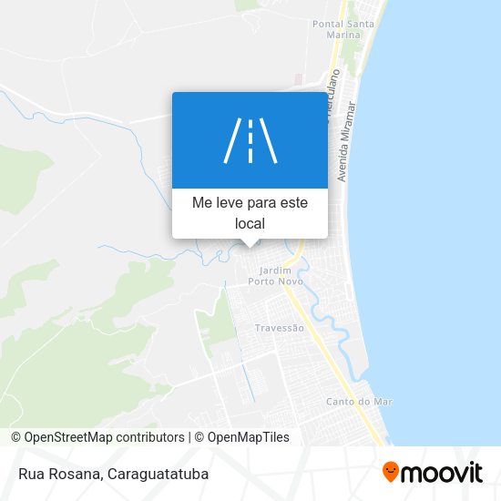 Rua Rosana mapa