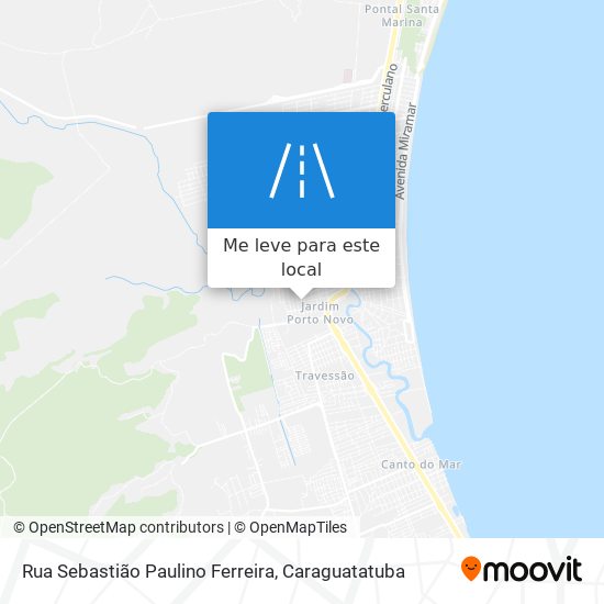 Rua Sebastião Paulino Ferreira mapa