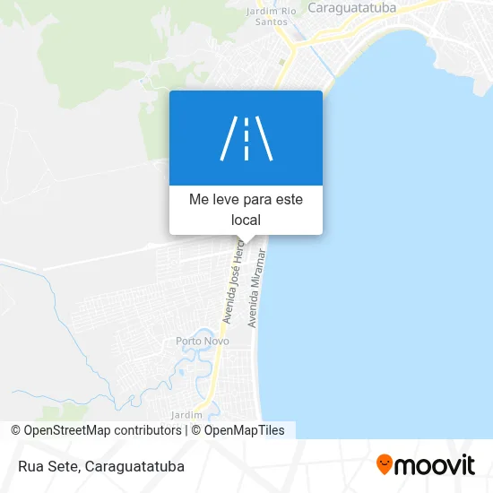 Rua Sete mapa