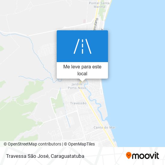 Travessa São José mapa